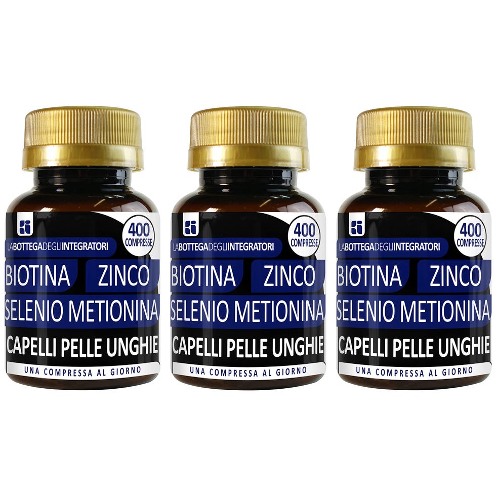 Biotina Zinco Selenio Metionina 1200 Compresse 1 al giorno | Senza Glutine e Lattosio | non di origine animale | Capelli Unghie Pelle Antiossidante Sistema Immunitario | Alto Dosaggio