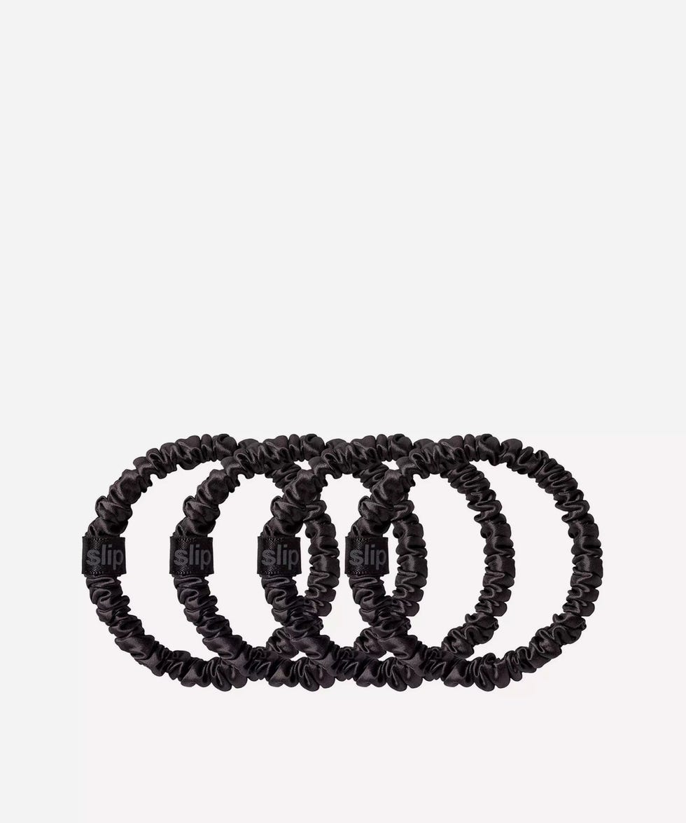 Skinny Silk Scrunchies Pack of 4