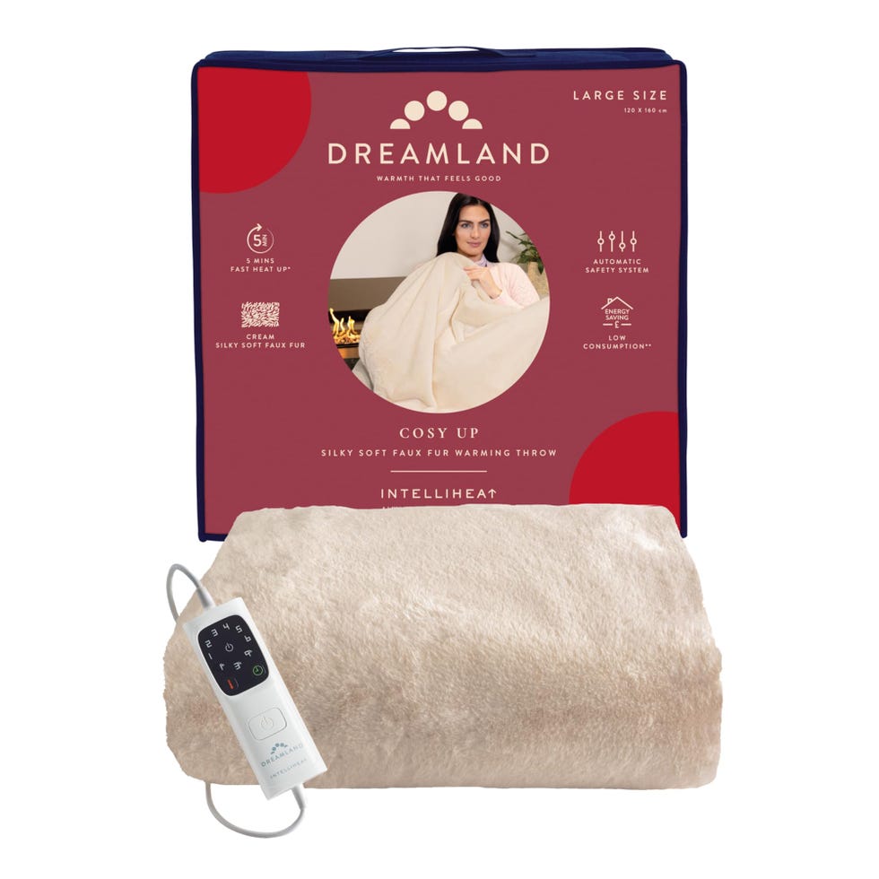Cosy Up Silky Soft Faux Fur Warming Throw/Electric Blanket