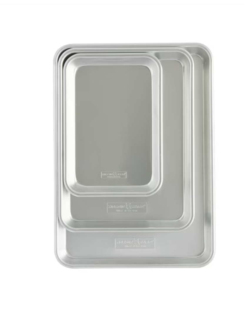 Nordic Ware Naturals 3 Piece Aluminum Sheet Pan Set 