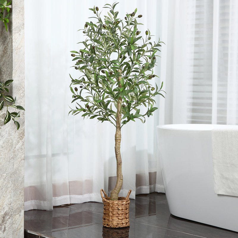 Artificial Olive Tree in Pot 