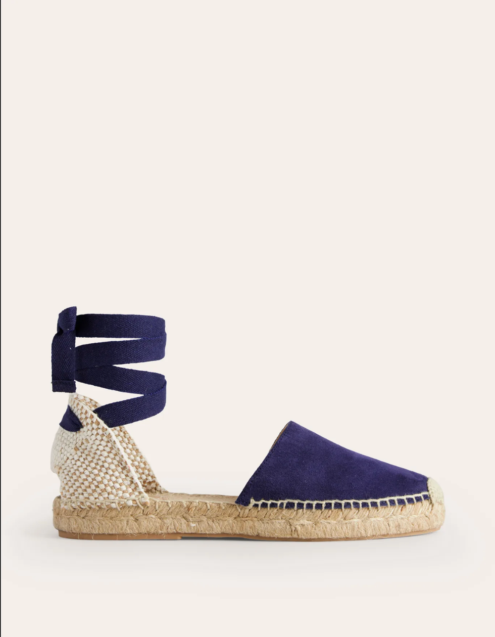 Ankle Tie Flat Espadrilles