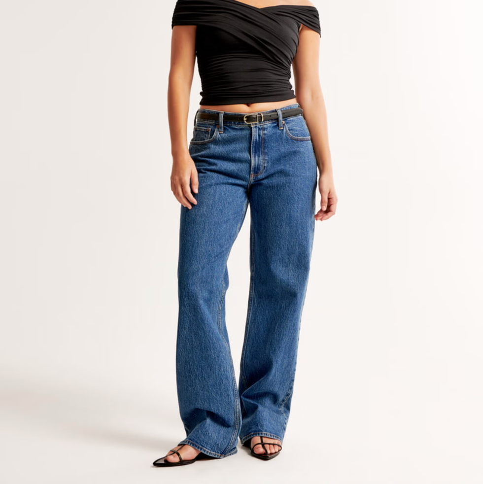 Curve – Love – Low-rise baggy jeans