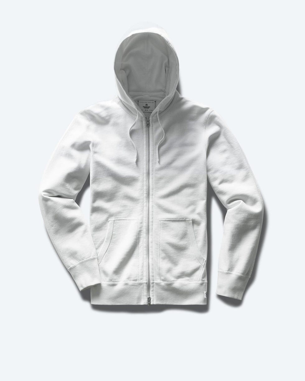 Lightweight Terry Slim Zip Hoodie