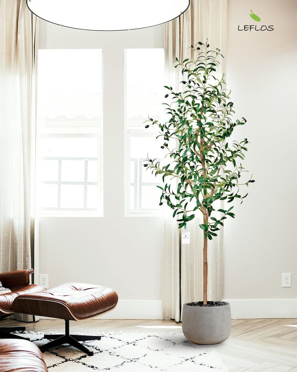 Artificial Olive Tree in Planter