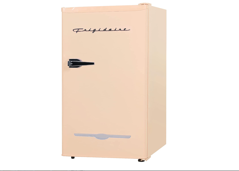 Retro Compact Fridge with Chiller