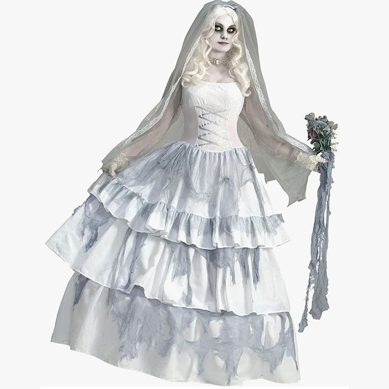 Victorian Ghost Bride Costume