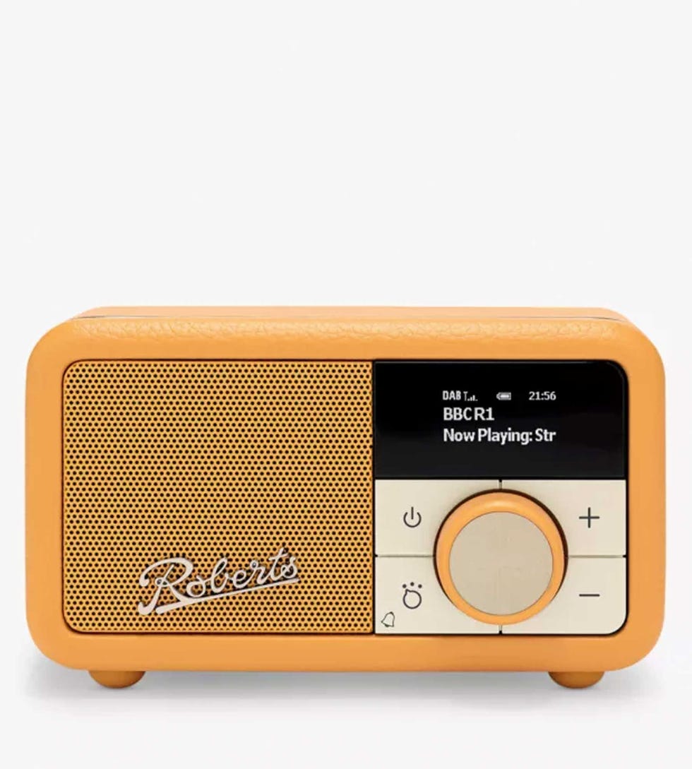 Revival Petite 2 DAB/DAB+/FM Bluetooth Portable Digital Radio with Alarm, Sunburst Yellow