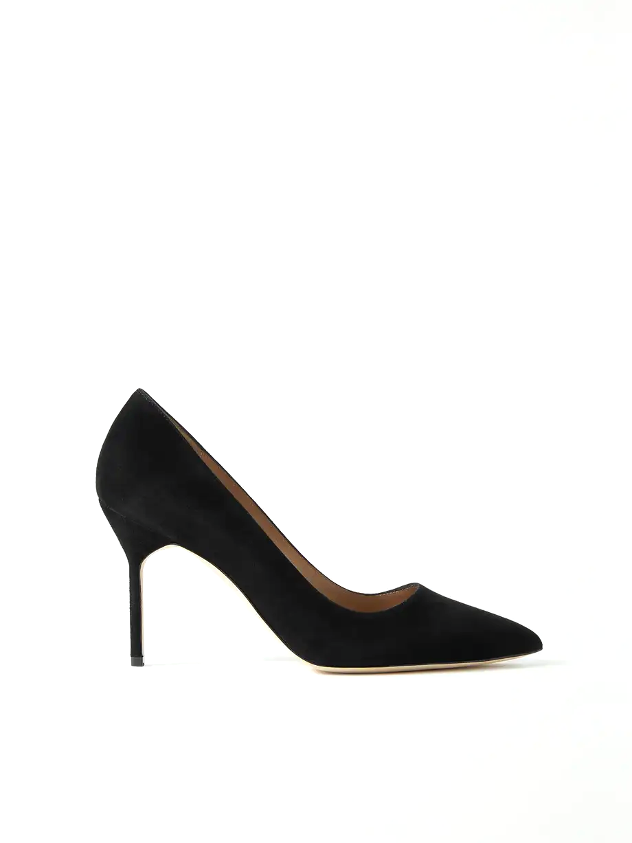 Black heels for wedding guest best sale