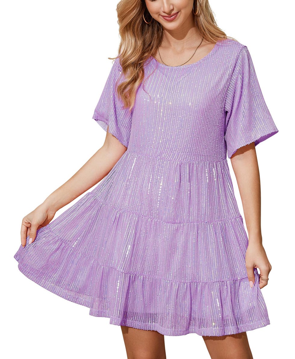 Sparkly Lavender Dress