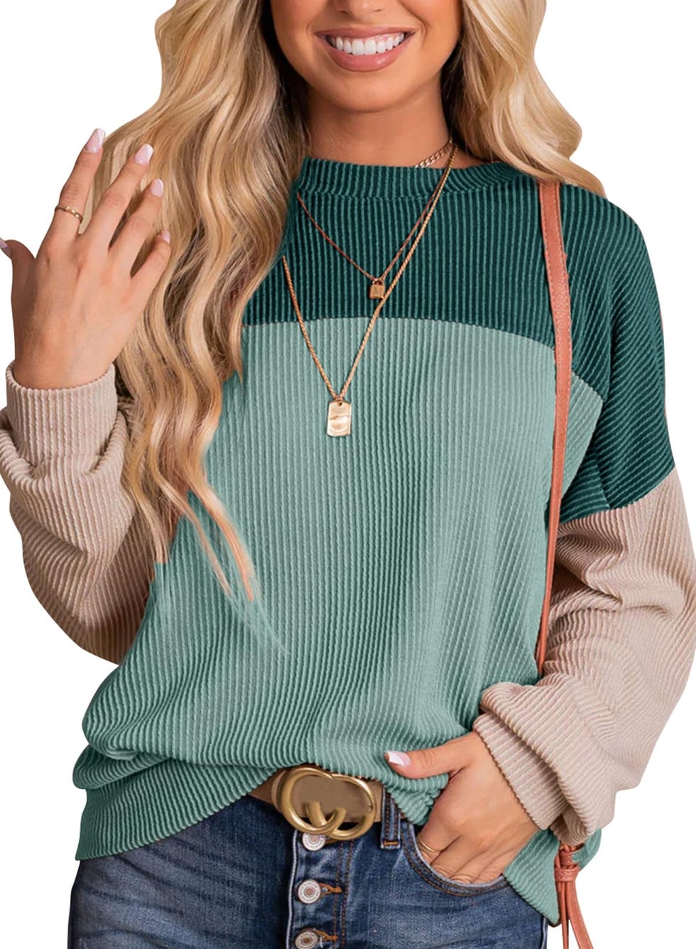 Color Block Sweater