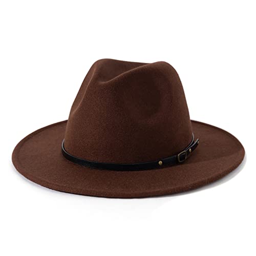 Fedora hat with belt buckle