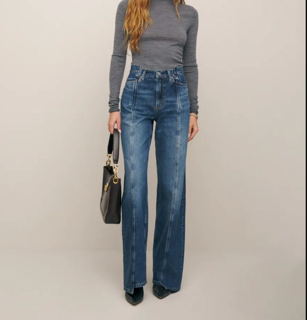 Cary – Casual wide leg high waist jeans