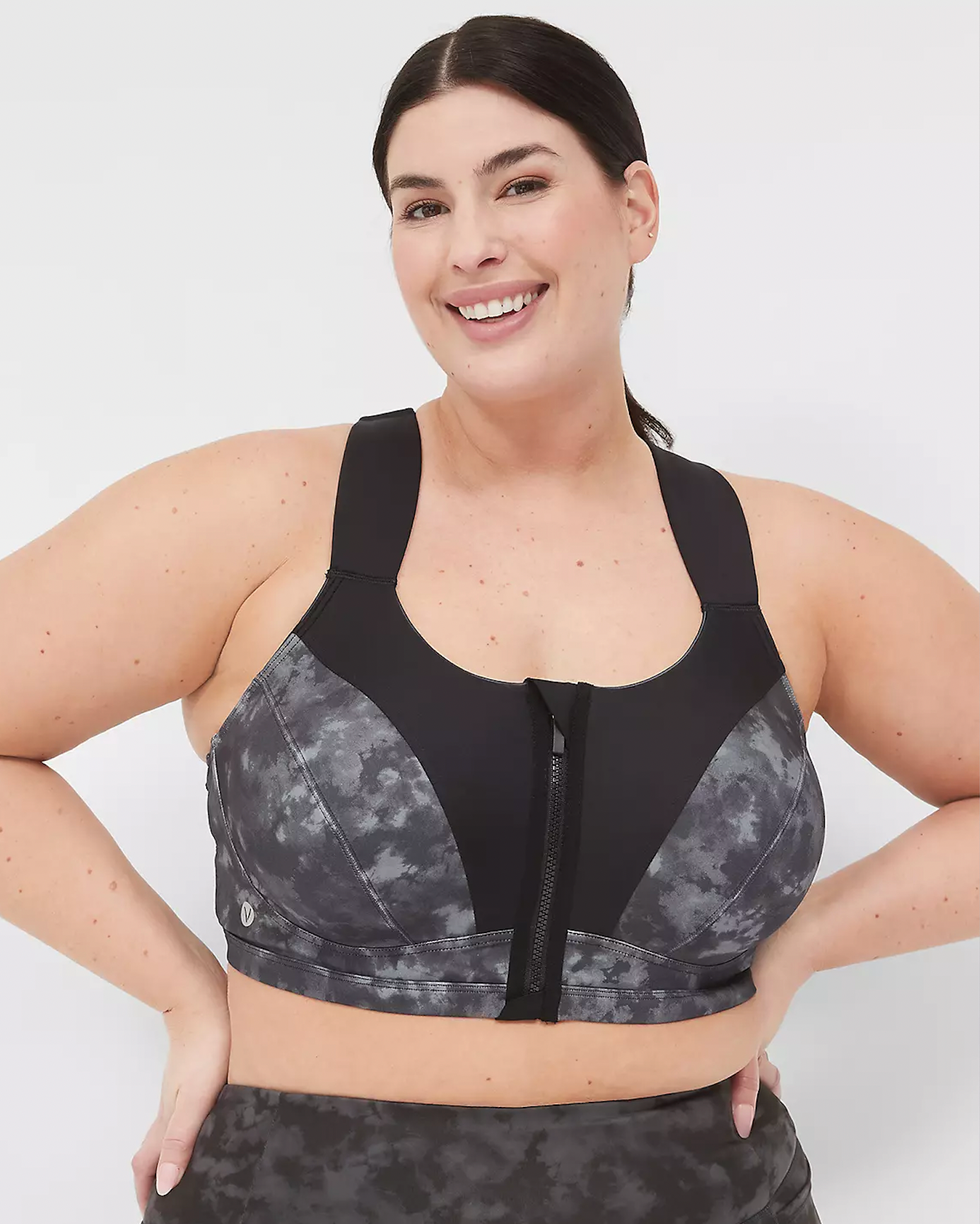 LIVI Max Support Comfort Zip-Front Sports Bra