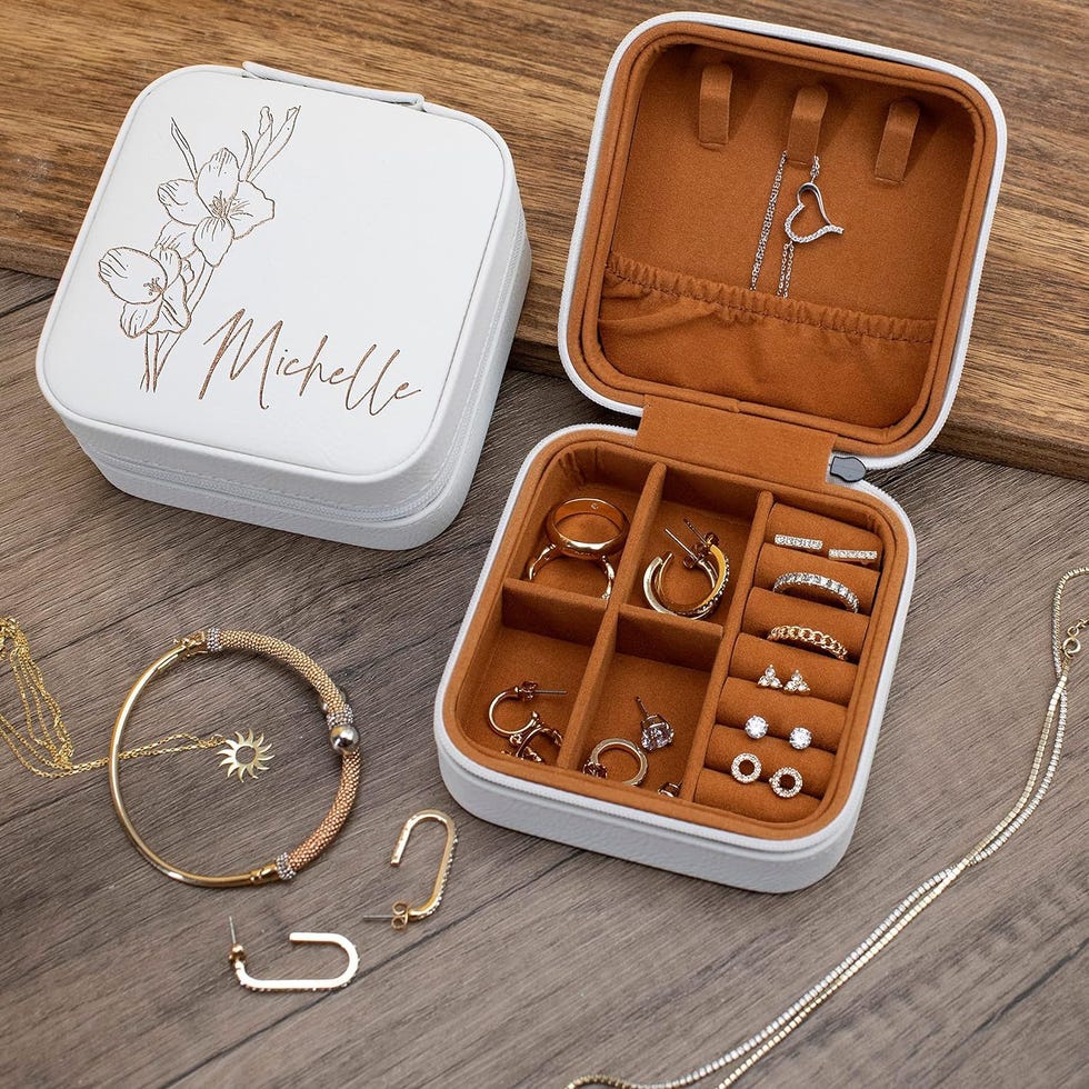 Custom Leather Jewelry Box 