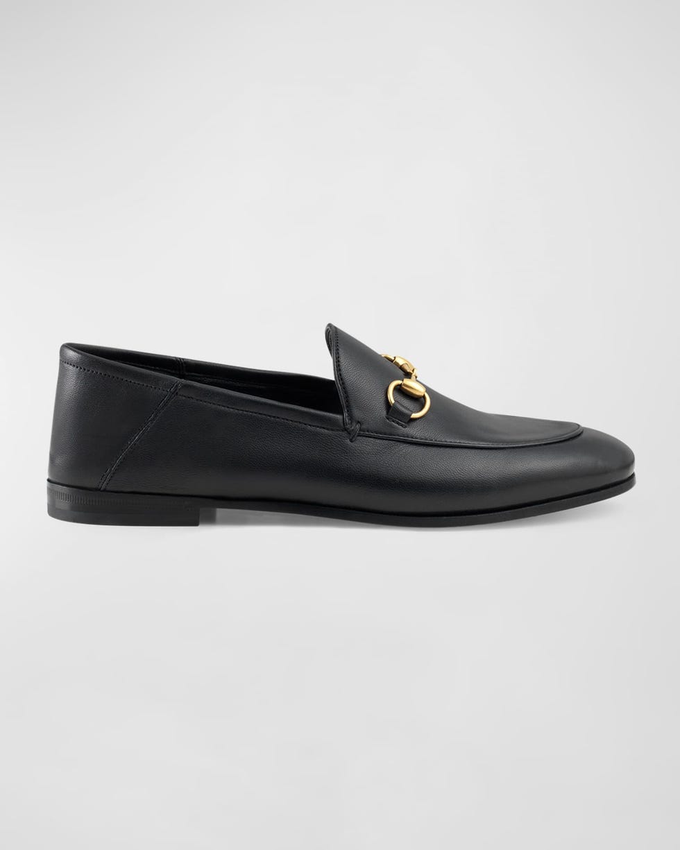 Brixton Leather Horsebit Loafers