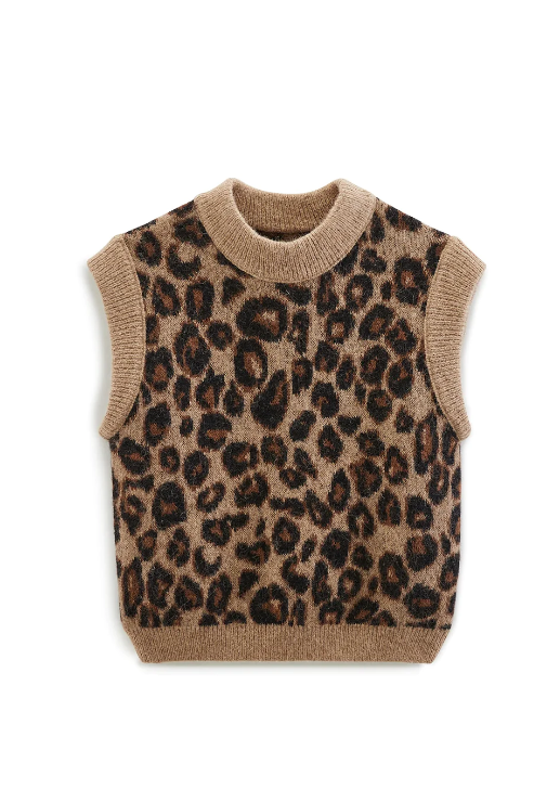 Leopard Coat of Arms Jumper