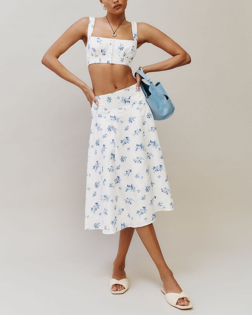 Santana linen two-piece