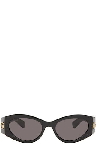 Black Cat-Eye Sunglasses