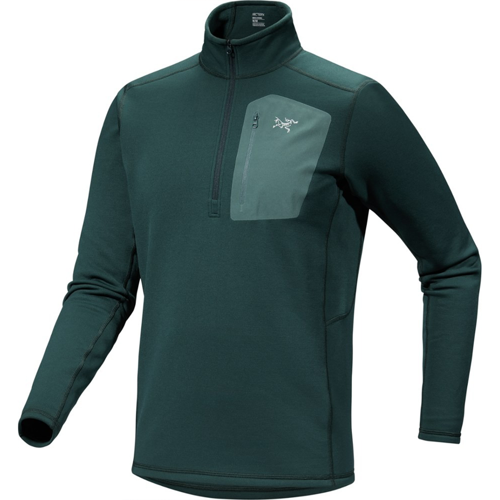 Rho Heavyweight Baselayer Top with Zip Collar 