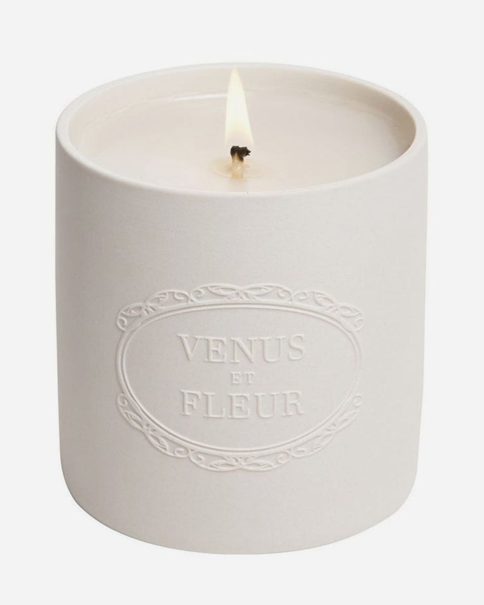 Rose Blanche Porcelain Candle