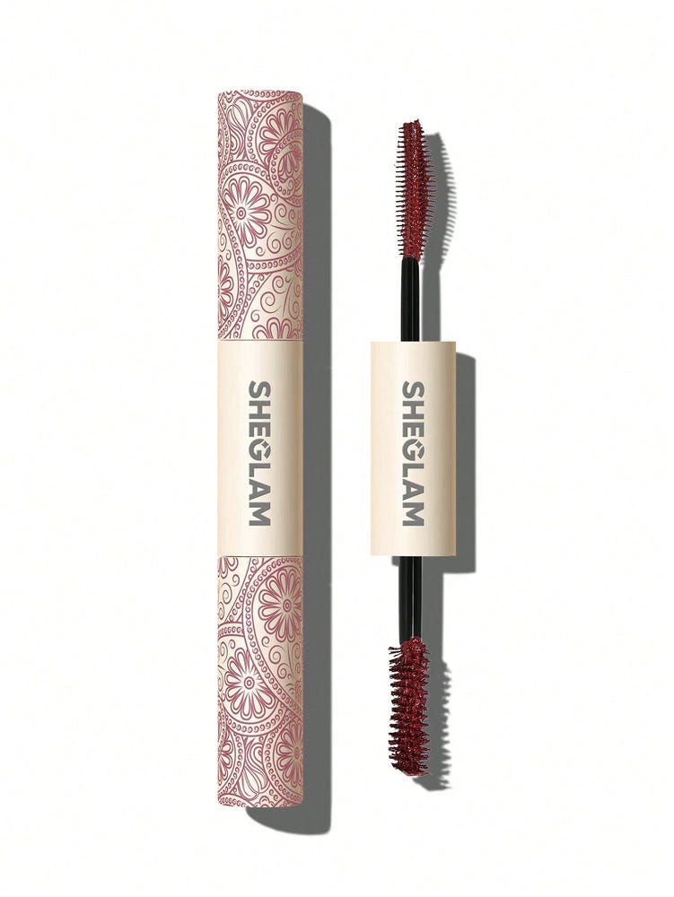 All-in-one volume and length mascara in waterproof burgundy