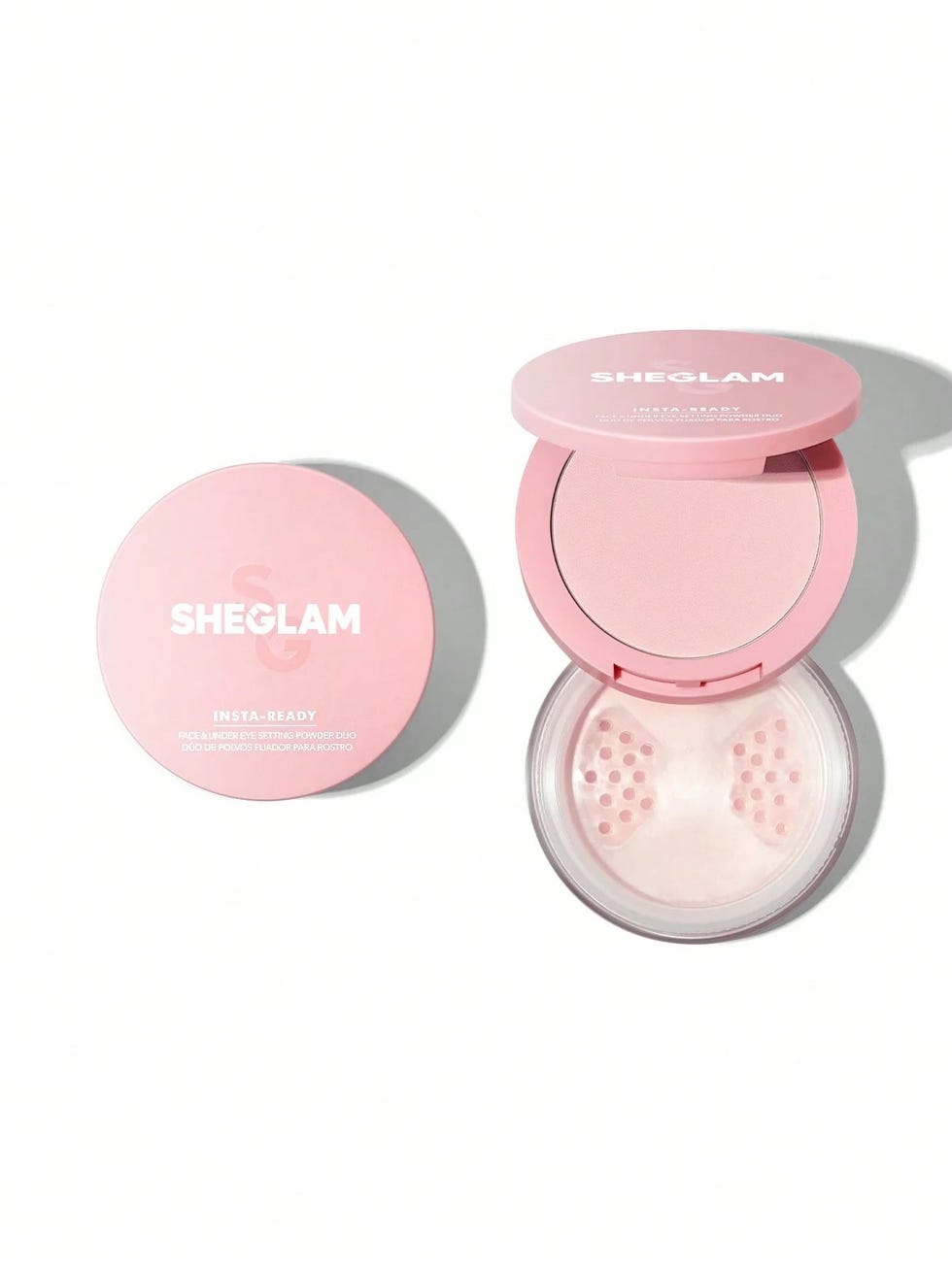 Insta-Ready – Fixing powder duo for face and eye area in bubble gum