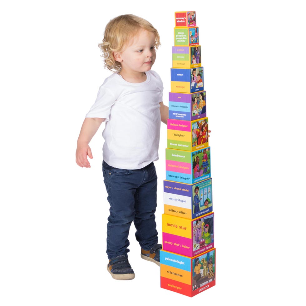 Mommy's Shadow Inspiring Careers Stacking Cubes