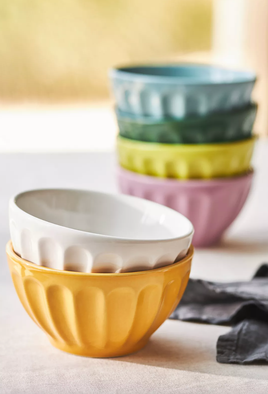 Amelie cereal bowls, various latte variations