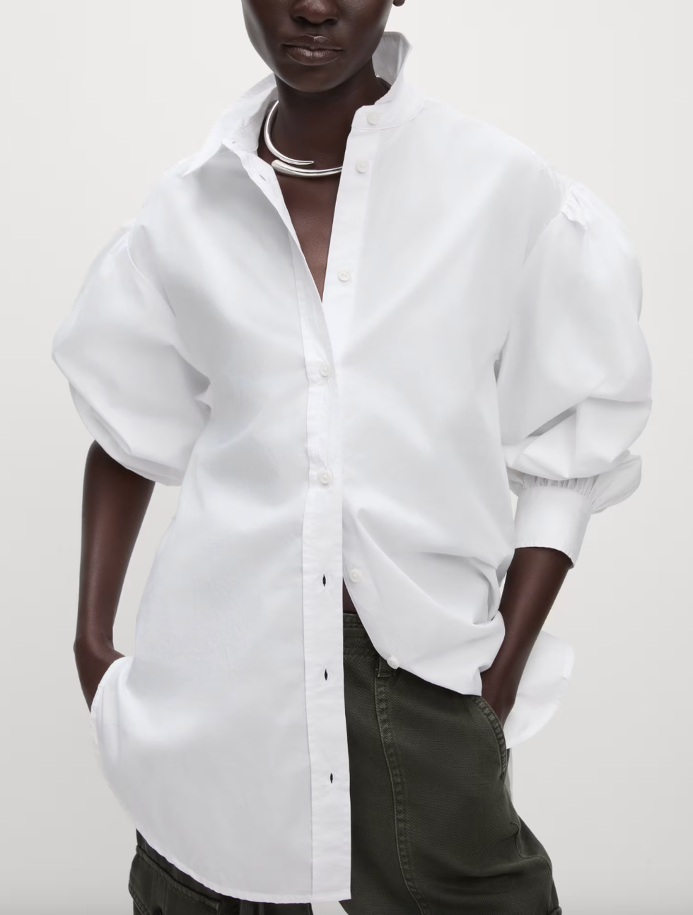 Pure Cotton Oversized Shirt