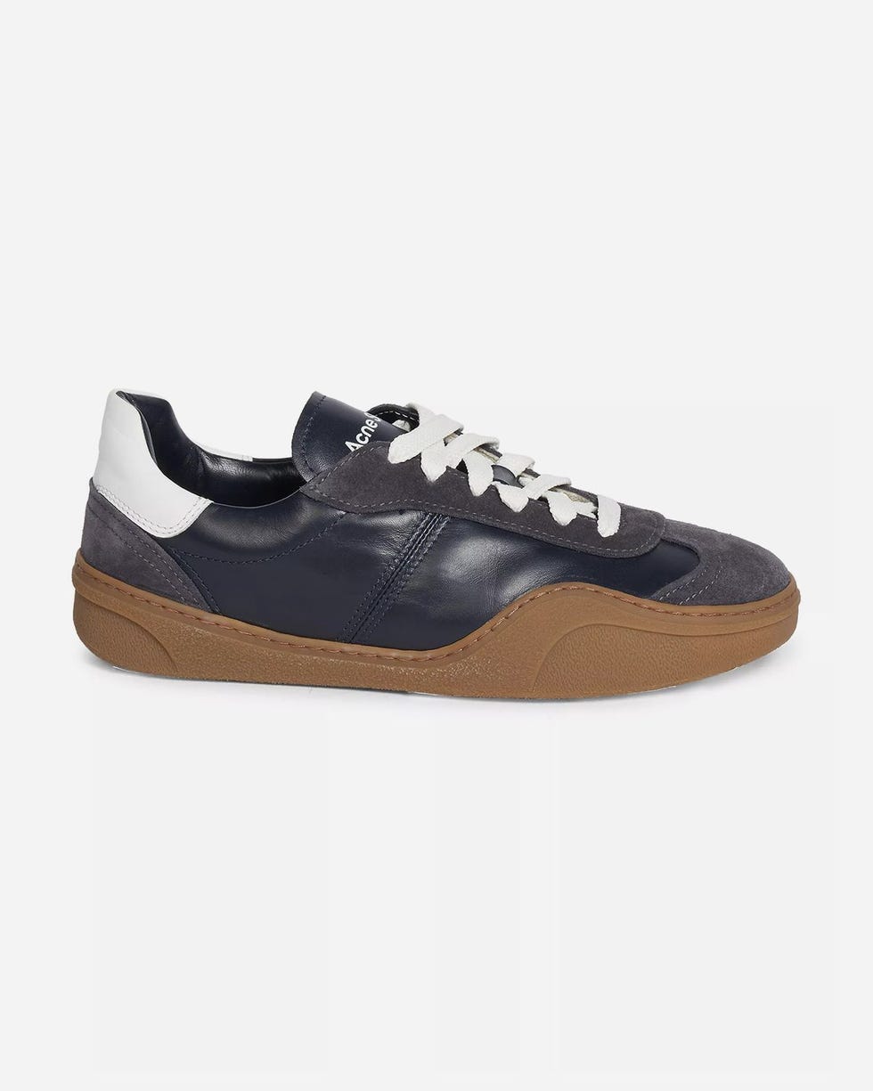 Bars Leather Low-Top Sneakers