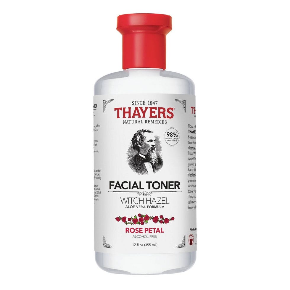 Facial toner with witch hazel