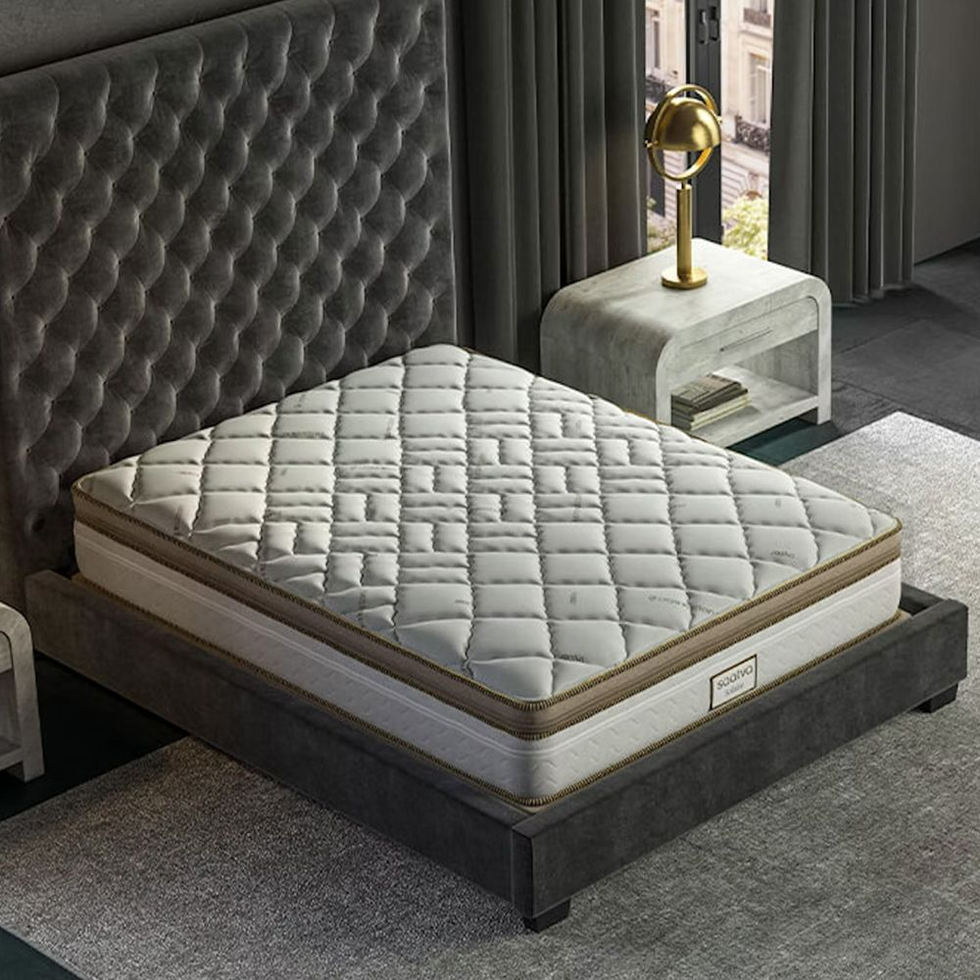 Solaire mattress with adjustable firmness