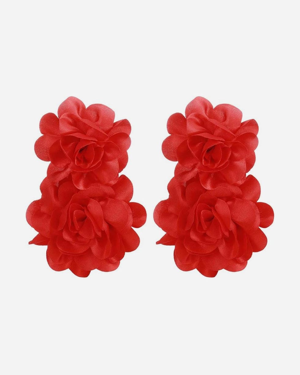 Large Flower Statement Earrings