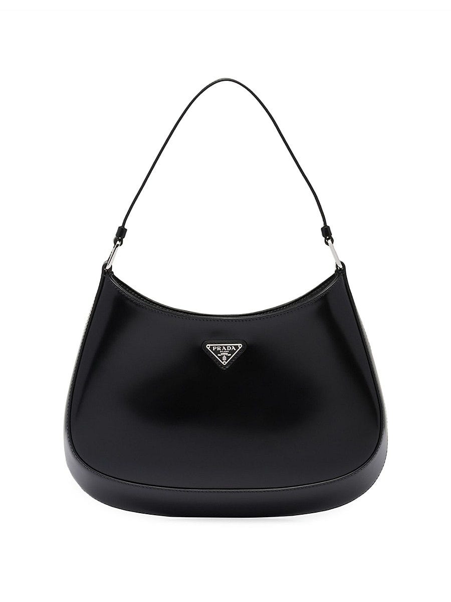 Cleo brushed leather shoulder bag 