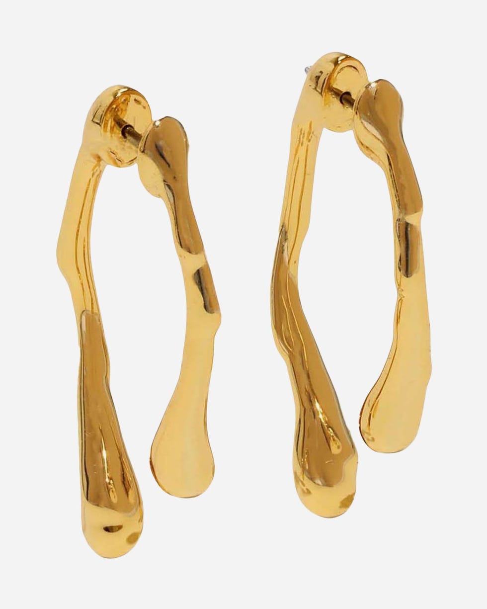 Golden Drippy Earrings