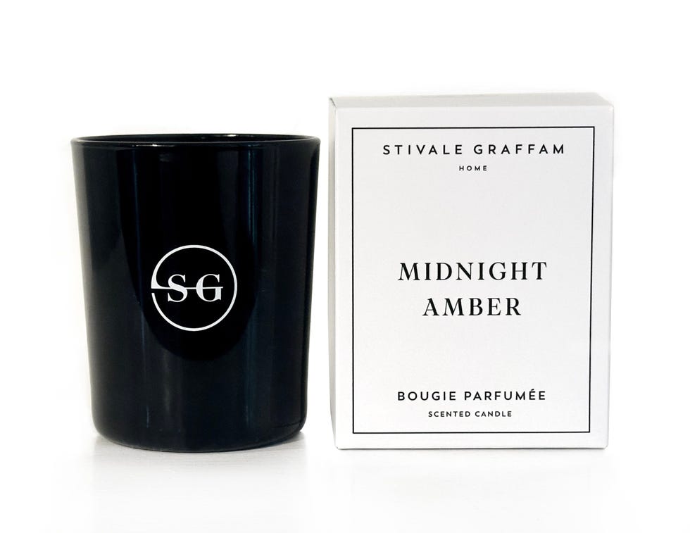 Scented candle “Midnight Amber”