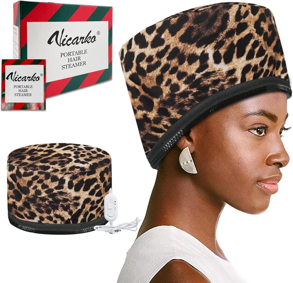 Heat cap for hair steamer