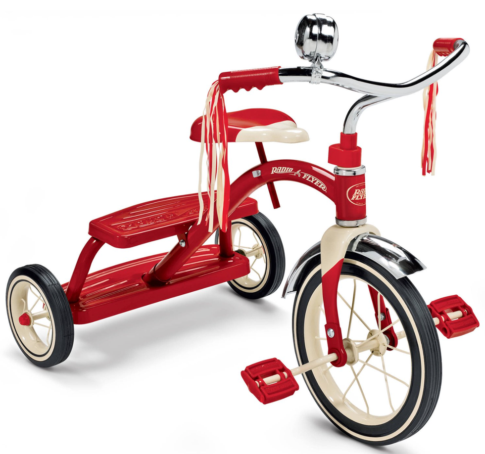 Radio Flyer Classic Red Dual Deck Tricycle  