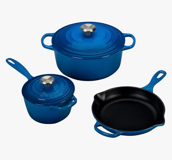 Enameled Cast Iron Signature 5-Piece Cookware Set