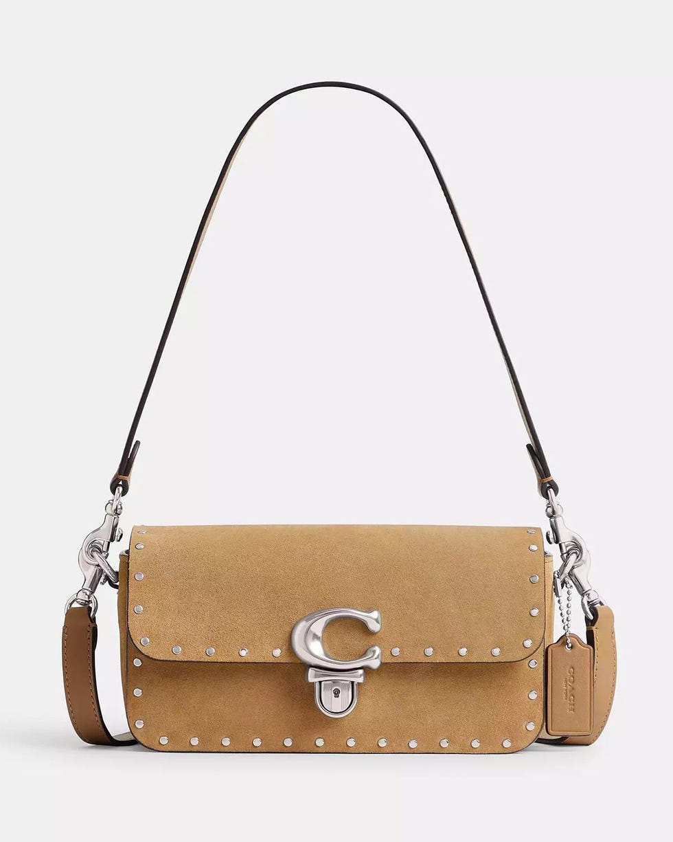 Studio Baguette Bag with Rivets