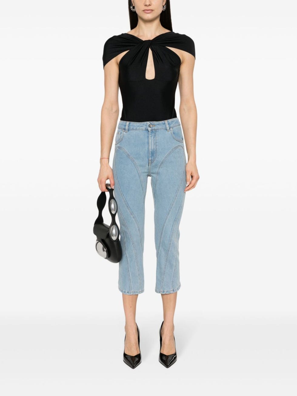 High-Rise Cropped Jeans