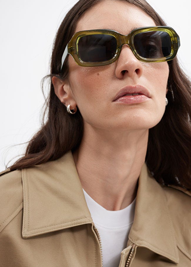 Polarized Oval Sunglasses