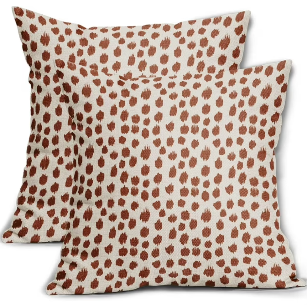 Burnt Orange Pillowcases