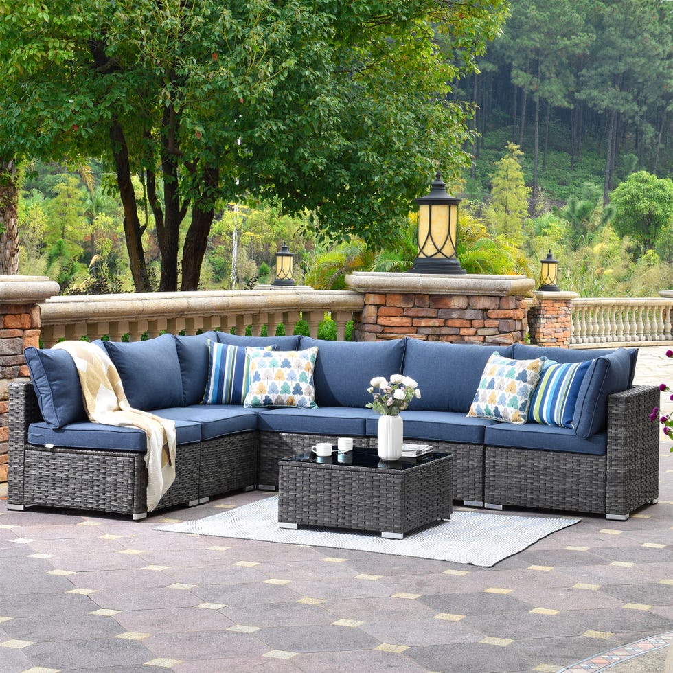 Sunrise rattan garden furniture set 