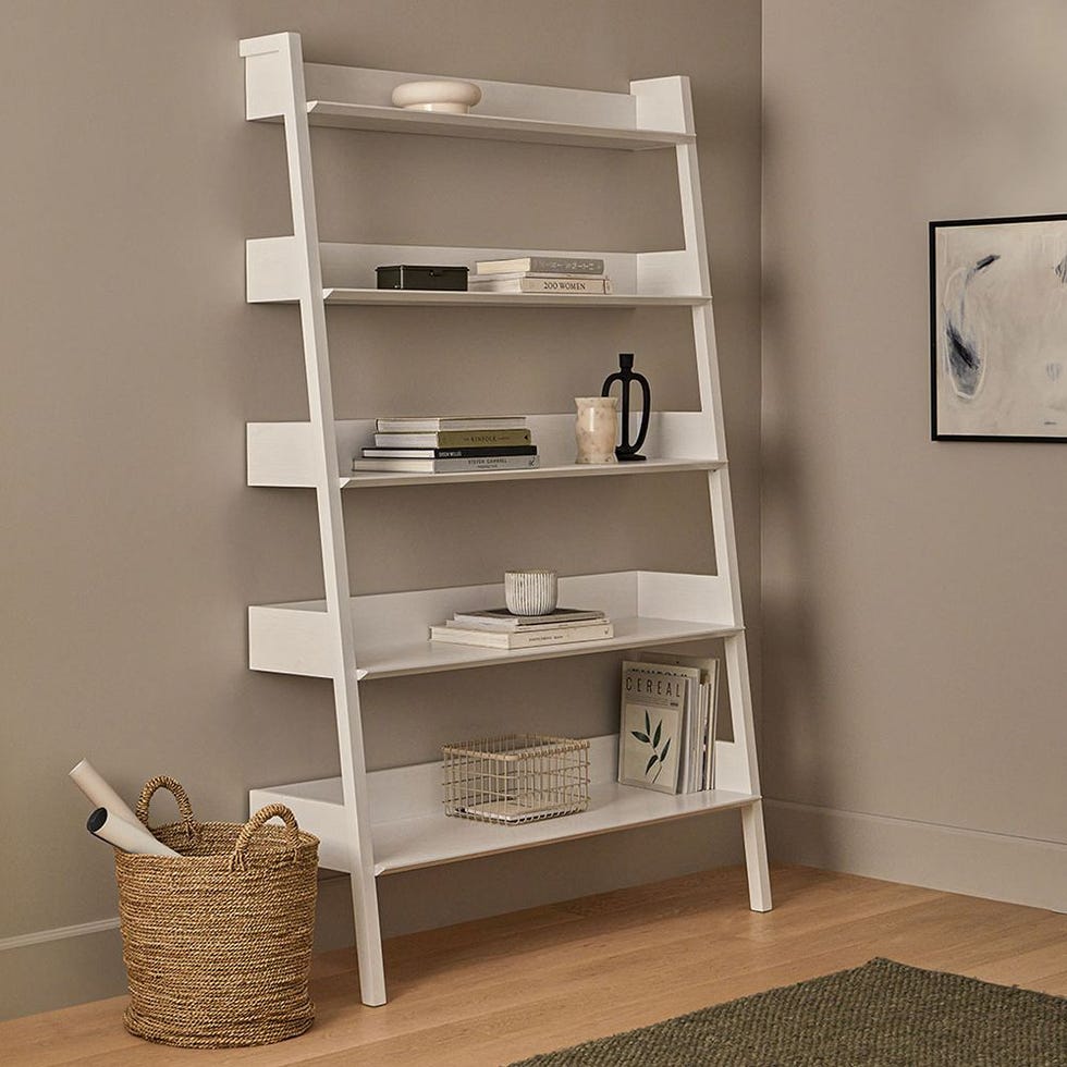 Fantol White Wide Bookcase