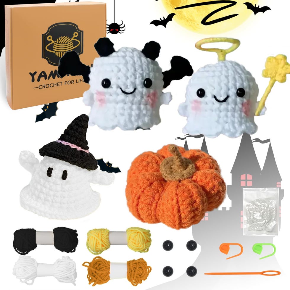 Amigurumis para Halloween con 4 piezas