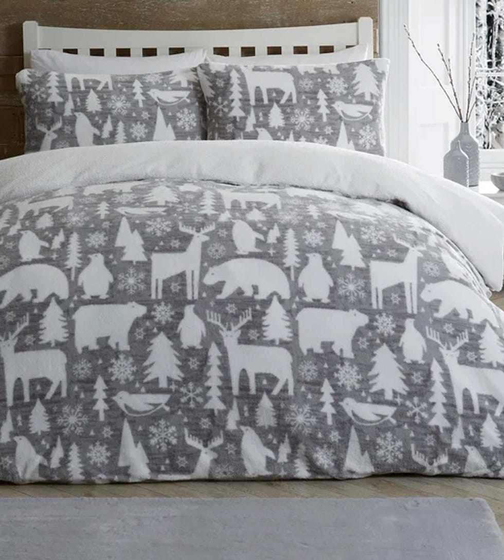 Fusion Artic Animals Duvet Cover and Pillowcase Set