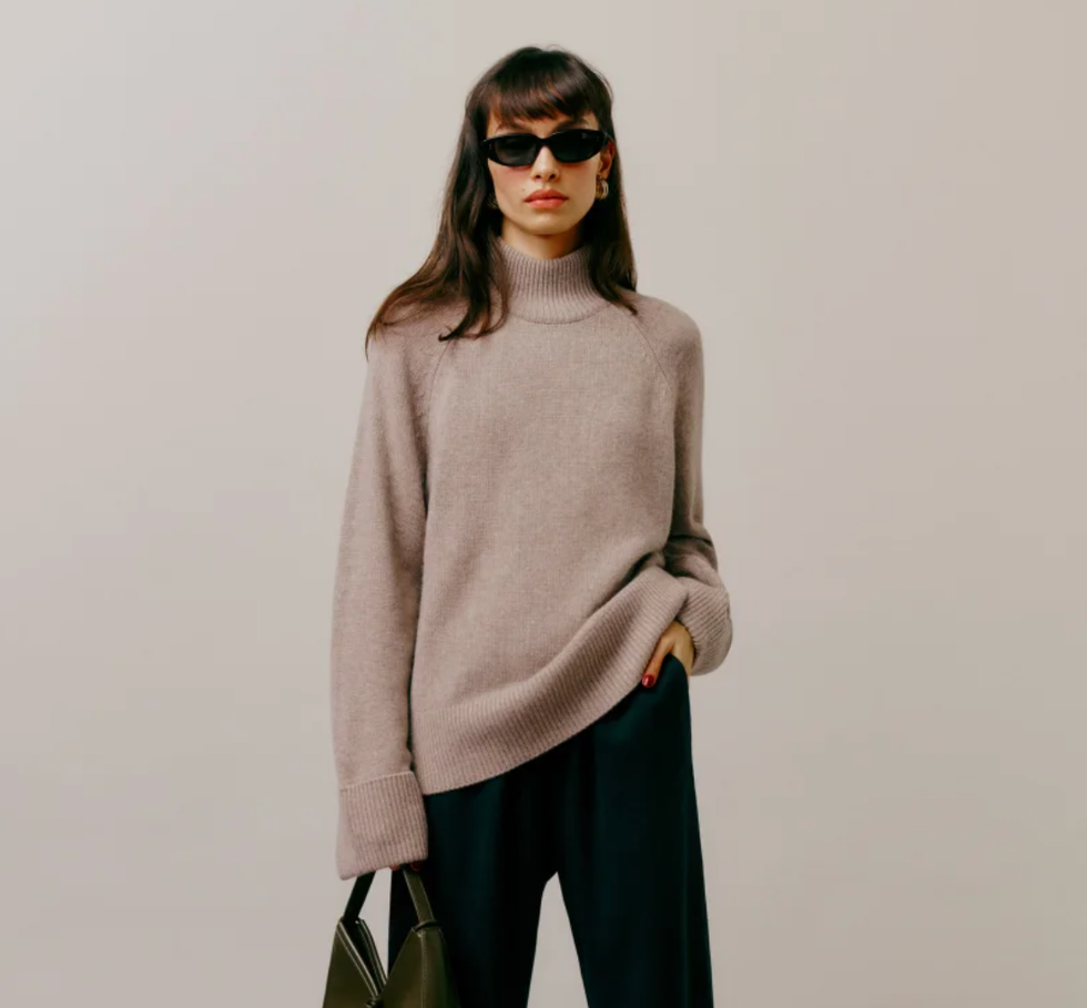 Garrett oversized cashmere turtleneck sweater