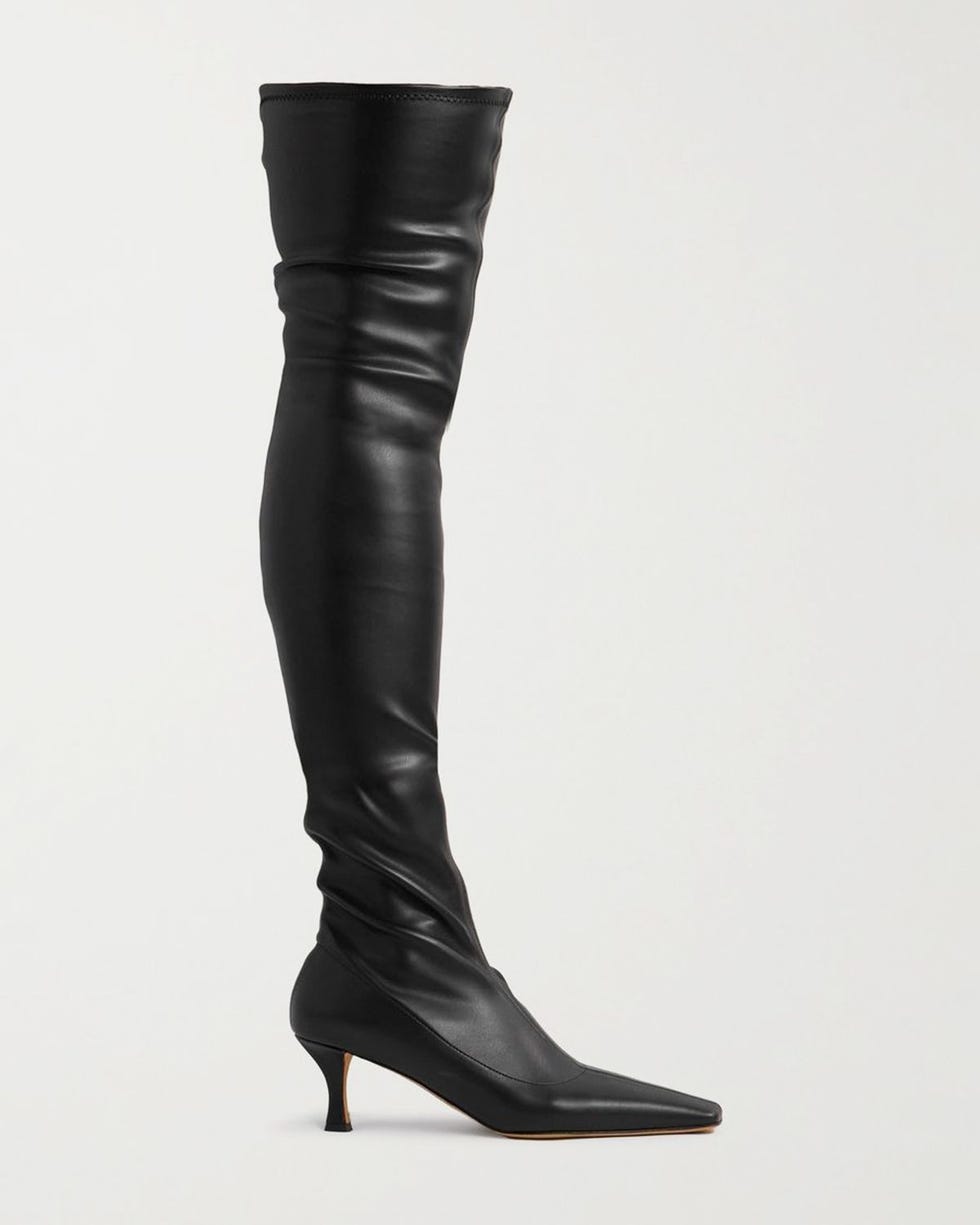 Over-the-Knee Leather Boots